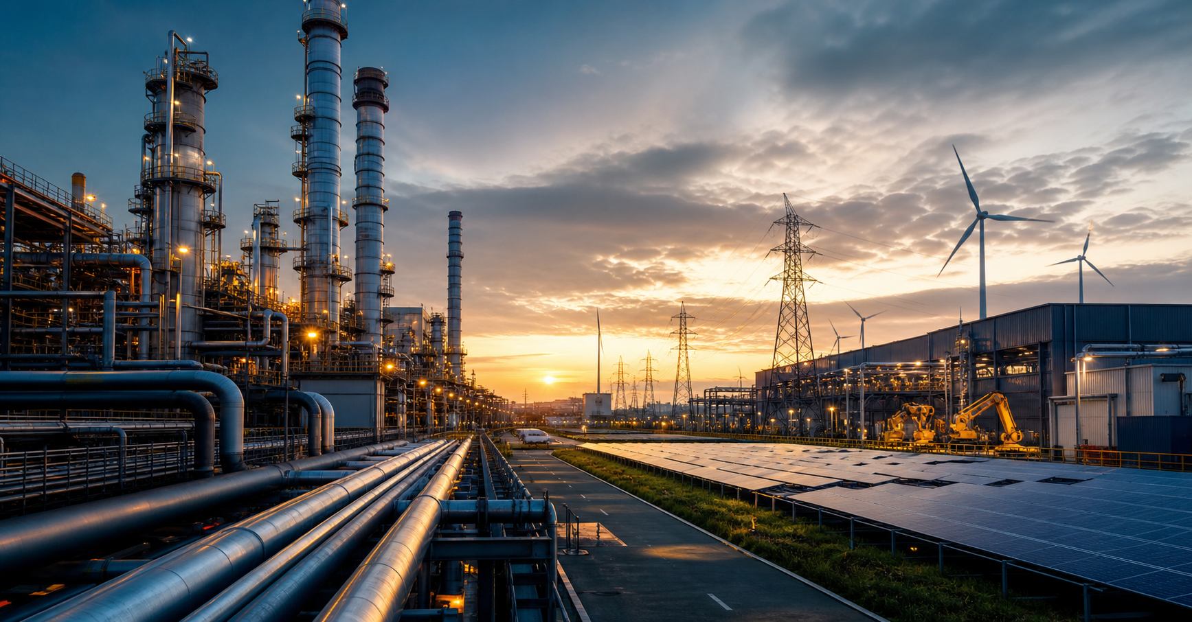 Industrial sectors including energy and manufacturing